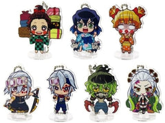 Daki, etc. Demon Slayer: Kimetsu no Yaiba Kokomie Acrylic Figure 7th Form All 7 Types Set Key Ring [USED]