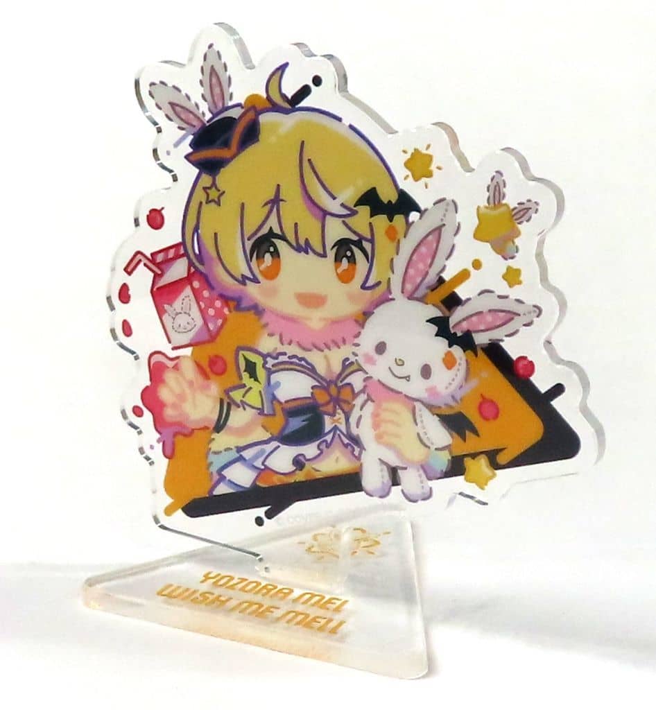 Yozora Mel Wish Me Mell VTuber Hololive X Sanrio Characters Triangle Acrylic Stand Acrylic Stands [USED]