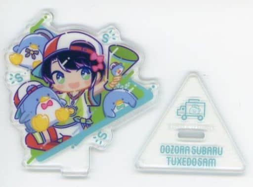Ozora Subaru Tuxedo Sam VTuber Hololive X Sanrio Characters Triangle Acrylic Stand Acrylic Stands [USED]