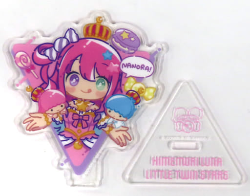 Himemori Luna Little Twin Stars VTuber Hololive X Sanrio Characters Triangle Acrylic Stand Acrylic Stands [USED]