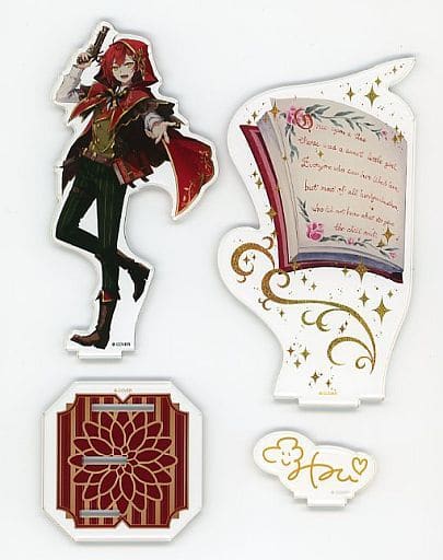 Hanasaki Miyabi Little Red Riding Hood Ver. VTuber Hololive Diorama Acrylic Stand Hanakishi 100,000 Subscribers Celebration Acrylic Stands [USED]