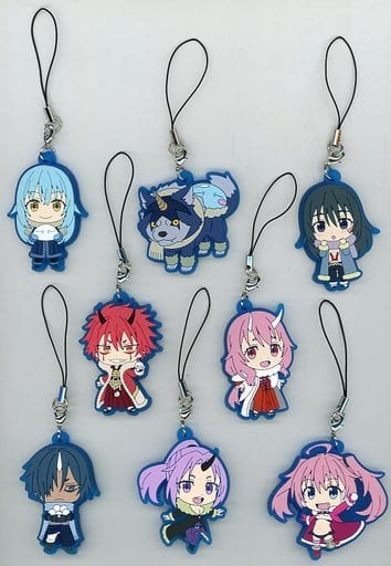 Rimuru Tempest, etc. That Time I Got Reincarnated as a Slime Capsule Rubber Strap Vol.2 All 8 Types Set Key Chain [USED]