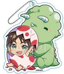 Ellen Yeager Attack on Titan Gyaokore Trading Acrylic Keychains Baby Tama Ver. Key Chain [USED]