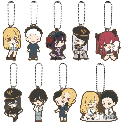 Marin Kitagawa, etc. My Dress-Up Darling Capsule Rubber Mascot All 9 Types Set Key Chain [USED]