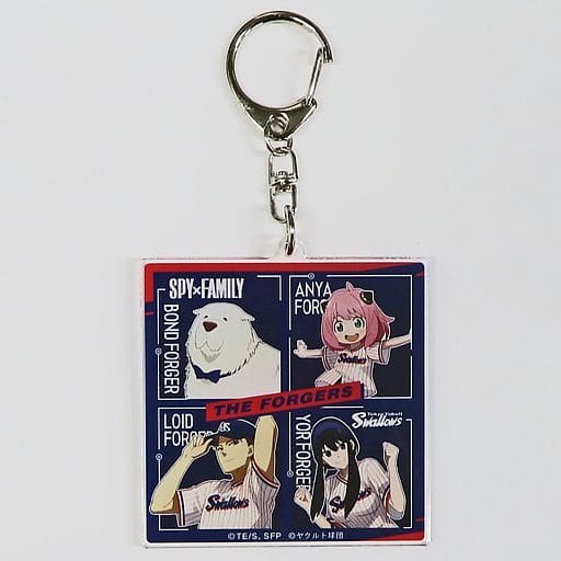 Forger Family Spy x Family x Tokyo Yakult Swallows Acrylic Key Chain Key Chain [USED]