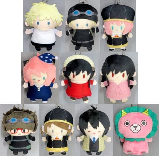 Anya Forger, etc. SPY x FAMILY PUPPELA Finger Mascot Collection Mission 1 All 10 Types Set Key Chain [USED]