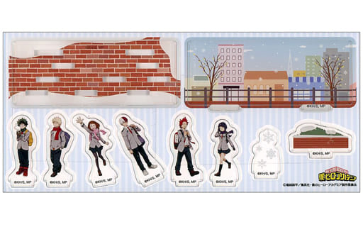My Hero Academia Izuku Midoriya & Others Morning School Arrival Acrylic Diorama C Acrylic Stands [USED]