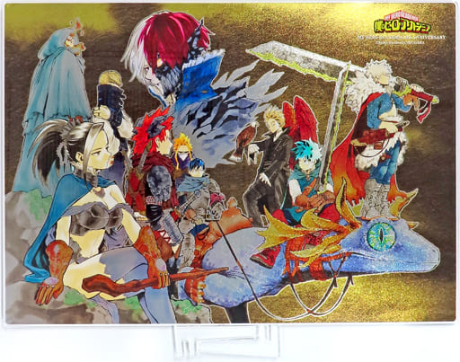 My Hero Academia Izuku Midoriya & Others 8th Anniversary Serialization Ver. Foil-In Acrylic Art Made to Order Limited Acrylic Stands [USED]