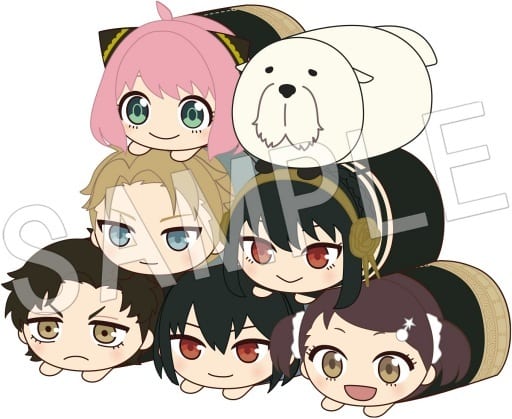Anya Forger, etc. SPY x FAMILY Mamekororin All 7 Types Set Key Chain [USED]