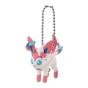 Sylveon Ball Chain Ver. Pokemon Tsumande Tsunagete Mascot 7 Key Chain [USED]