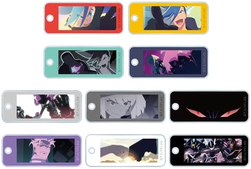 Galo Thymos, etc. Promare Trading Acrylic Key Tags All 10 Types Set Mascot [USED]