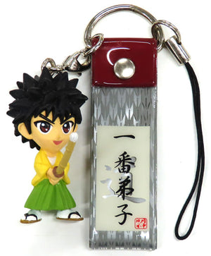 Yahiko Myojin Rurouni Kenshin Strap with Figure Key Chain [USED]