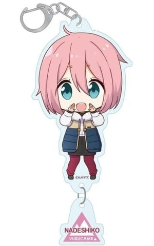 Nadeshiko Kagamihara Laid-Back Camp: The Movie Petitchoko Acrylic Key Chain Key Chain [USED]