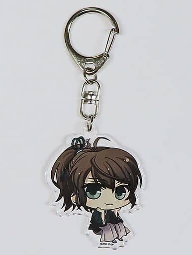 Hachiro Iba Hakuouki: Kyoto Winds Newly Drawn Chibi Character Acrylic Key Chain Otomate Official Online Shopping Limited PS Vita Software Bundled Bonus Key Chain [USED]