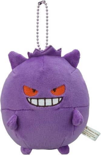 Gengar Pokemon Mugyutto Plush Toy Bead Mascot Pokemon Center Limited Mascot [USED]