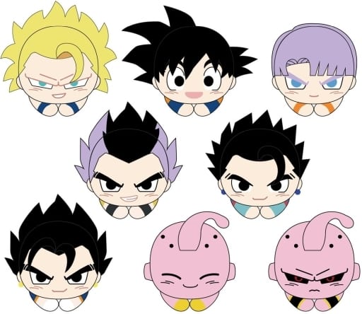 Son Goten, etc. Dragon Ball Z Hagu Chara Collection 003 All 8 Types Set Key Chain [USED]