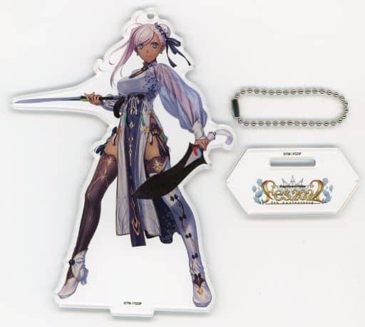 Berserker Musashi Miyamoto Fate/Grand Order By Servant Newly Drawn Illustration Acrylic Mascot Fes. 2022 7th Anniversary Limited Mascot [USED]