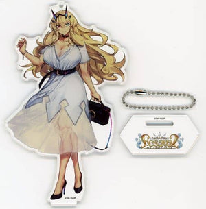 Saber/Barghest Fate/Grand Order By Servant Newly Drawn Illustration Acrylic Mascot Fes. 2022 7th Anniversary Limited Key Chain [USED]