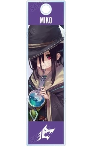 Miko Tenne Heaven Burns Red Trading Stick Acrylic Keychain Ver.C Key Chain [USED]
