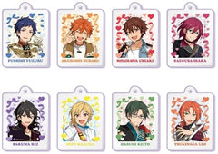 Yuzuru Fushimi, etc. Ensemble Stars!! Puku Rame Acky Cbox All 8 Types Set Key Chain [USED]