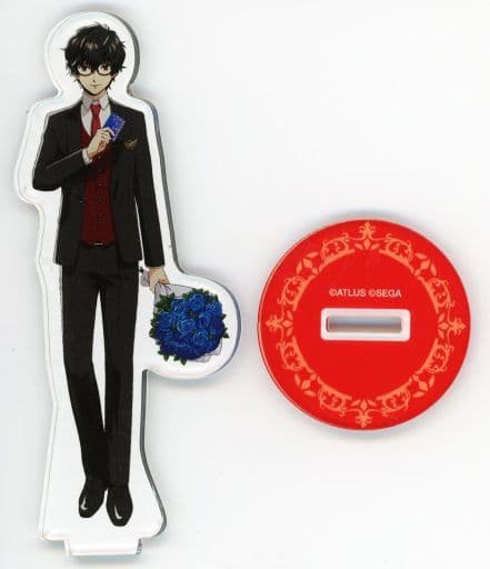Persona 5 Ren Amemiya Sega Lucky Lottery Online P25th PARTY Acrylic Stand Prize C-7 Acrylic Stands [USED]