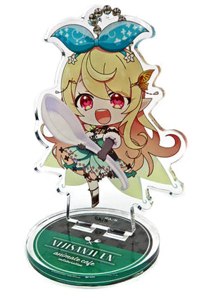 Pomu Rainpuff VTuber NIJISANJI EN Normal Costume Ver. Trading Acrylic Stand Key Chain animate Cafe Limited Key Chain [USED]