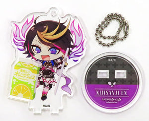 Shu Yamino VTuber NIJISANJI EN Normal Costume Ver. Trading Acrylic Stand Key Chain animate Cafe Limited Key Chain [USED]