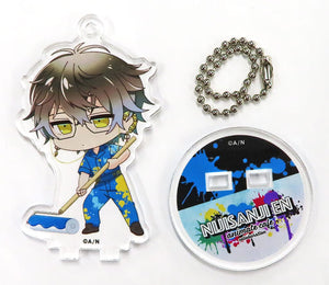 Ike Eveland VTuber NIJISANJI EN Trading Acrylic Stand Key Chain Graffiti Ver. animate Cafe Limited Key Chain [USED]