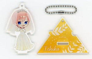 Ichika Nakano Bride The Quintessential Quintuplets Movie Trading Acrylic Stand Key Chain Pop Up Shop Summer Festival In Loft Limited Key Chain [USED]