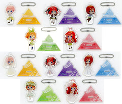 Ichika Nakano, etc. The Quintessential Quintuplets Movie Trading Acrylic Stand Key Chain Pop Up Shop Summer Festival In Loft Limited All 10 Types Set Key Chain [USED]