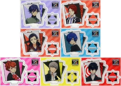 Persona Series Protagonist & Others Acrylic Stand Seria Exclusive All 7 Types Set Acrylic Stands [USED]
