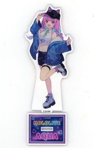 Minato Aqua Streamer-Inspired Style VTuber Hololive Original Acrylic Stand FamilyMart Holomart Early Summer Holo Festival Exclusive Acrylic Stands [USED]