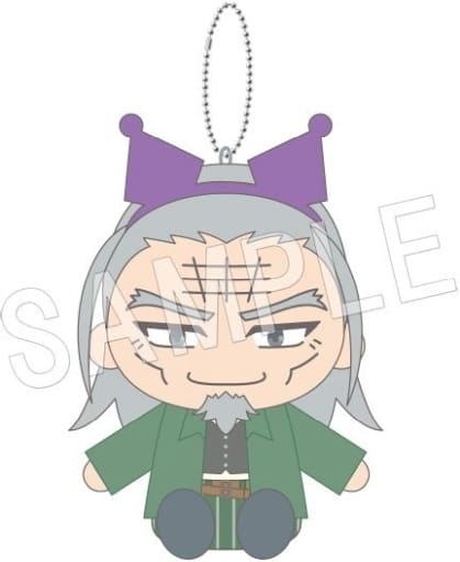 Toshizo Hijikata Kuromi Golden Kamuy X Sanrio Characters Sitting Plush Mascot Mascot [USED]