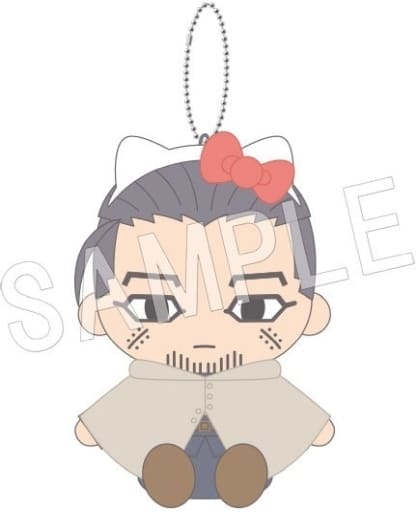 Hyakunosuke Ogata Hello Kitty Golden Kamuy X Sanrio Characters Sitting Plush Mascot Mascot [USED]