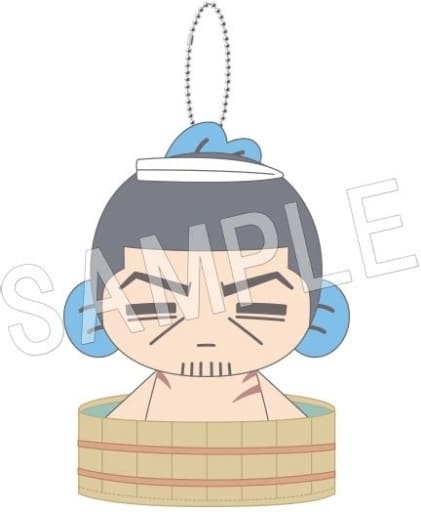 Sergeant Tsukishima Hangyodon Golden Kamuy X Sanrio Characters Sitting Plush Mascot Mascot [USED]