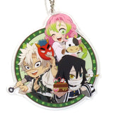 Mitsuri Kanroji Obanai Iguro Sanemi Shinazugawa Demon Slayer: Kimetsu no Yaiba Mini Chara Collection Shi Acrylic Charms Charm [USED]