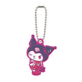 Kuromi Sailor Moon Eternal X Sanrio Characters Rubber Mascot 01 Key Chain [USED]