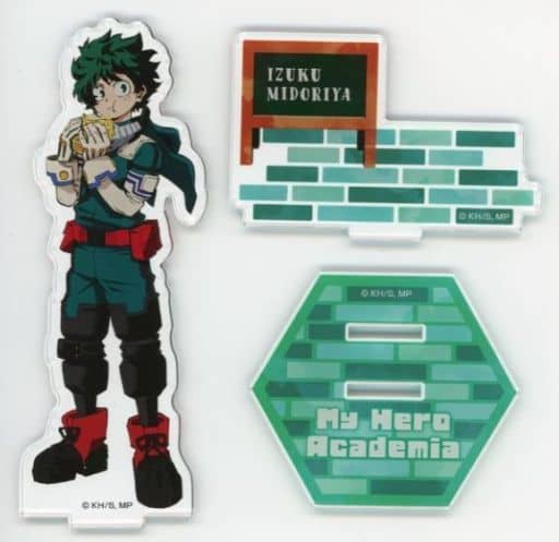 My Hero Academia Izuku Midoriya Newly Illustrated Big Acrylic Stand Break Ver. Don Quijote Limited Acrylic Stands [USED]