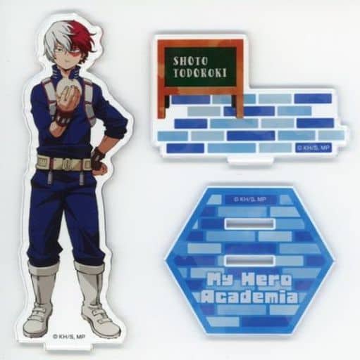 My Hero Academia Shoto Todoroki Newly Illustrated Big Acrylic Stand Break Ver. Don Quijote Limited Acrylic Stands [USED]