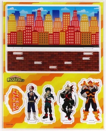 My Hero Academia Izuku Midoriya & Others Original Acrylic Diorama Break Ver. Don Quijote Limited Acrylic Stands [USED]