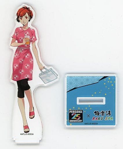 Persona 3 Portable Female Protagonist Acrylic Stand Persona Series 25th Anniversary Gokurakuyu RAKU SPA Between Reality and Bath Exclusive Acrylic Stands [USED]