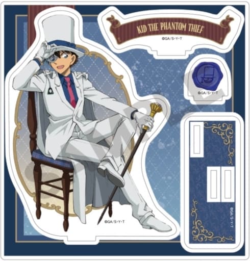 Kid the Phantom Thief Detective Conan British Style Acrylic Stand Acrylic Stand [USED]