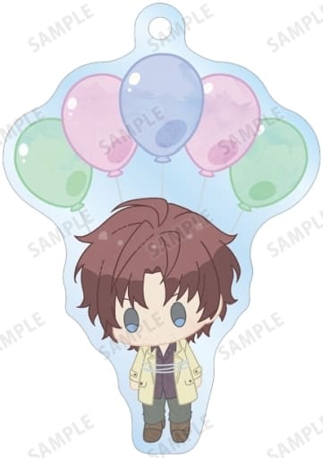 Sakunosuke Oda Black Age Ver. Bungo Stray Dogs Trading Popoon Acrylic Key Chain Key Chain [USED]