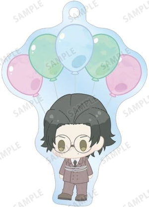 Ango Sakaguchi Black Age Ver. Bungo Stray Dogs Trading Popoon Acrylic Key Chain Key Chain [USED]