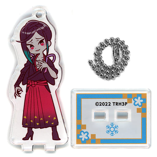 Shizukagata Naginata Toku: Touken Ranbu Hanamaru Setsugetsuka Trading Acrylic Stand Key Chain animate cafe Limited Key Chain [USED]