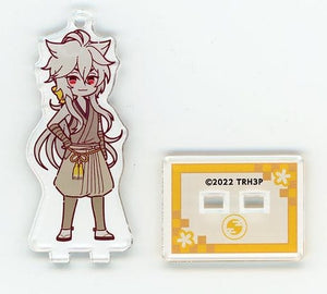 Kogitsunemaru Toku: Touken Ranbu Hanamaru Setsugetsuka Trading Acrylic Stand Key Chain animate cafe Limited Key Chain [USED]