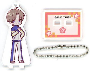 Heshikiri Hasebe Toku: Touken Ranbu Hanamaru Setsugetsuka Trading Acrylic Stand Key Chain animate cafe Limited Key Chain [USED]