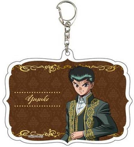 Yusuke Urameshi Yu Yu Hakusho Newly Drawn Acrylic Key Chain 13 Escort Ver. Key Chain [USED]