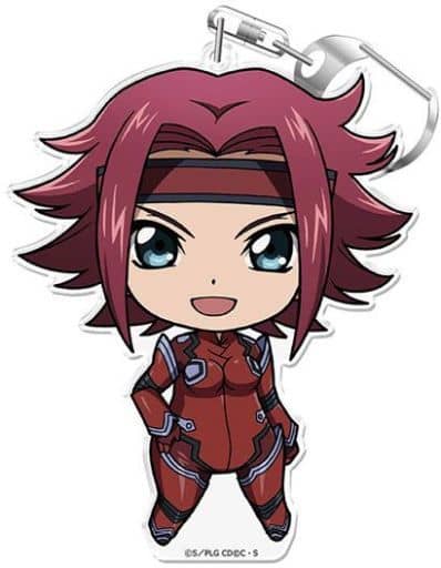Karen Kouzuki Code Geass: Lelouch of the Rebellion Punicolle! Key Chain with Stand Key Chain [USED]