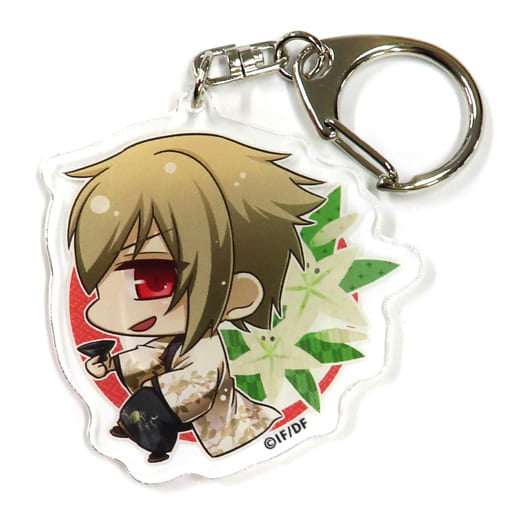 Chikage Kazama Hakuouki: Shinkai Acrylic Key Chain Otomate Winter Market 2015-2016 Limited Key Chain [USED]